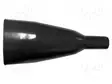 ERISTIN - 5KV - MUSTA - PVC - 127MM - Krokotiili klipsit - BU-23-0 - 1