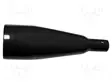 ERISTIN - 5KV - MUSTA - PVC - 224MM - Krokotiili klipsit - BU-35-0 - 1