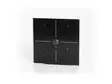 Glass Panel control module with 4 touch keys and built-in motion and twilight sensor (Black Edition) - Taloautomaatio - VMBGP4PIR-B-20 - 2
