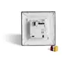 Glass Panel control module with OLED display and temperature controller (White Edition) - Taloautomaatio - VMBGPO-W-20 - 4