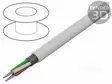 JOHTO - 4X22AWG - CU - PTFE - VALKOINEN - -65÷200°C - 600V - CPR: ECA - Lämmönkestävät kaapelit - 83349E.0091000 - 1