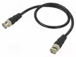 KAAPELI - 0,5M - BNC-UROS-MOLEMMIN PUOLIN - MUSTA - 50OHM - Antennijohdot - CABLE-505-50-050 - 1