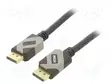 KAAPELI - DISPLAYPORT-PISTOKE,MOLEMMIN PUOLIN - PVC - 3M - MUSTA - HDMI, DVI, DisplayPort johdot - CG622-G-3.0 - 1