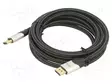KAAPELI - DISPLAYPORT-PISTOKE,MOLEMMIN PUOLIN - PVC - TEKSTIILI - HDMI, DVI, DisplayPort johdot - CG635-3.0 - 1