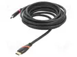 KAAPELI - HDMI-PISTOKE,MOLEMMIN PUOLIN - PVC - HDMI 1.4 - 5M - MUSTA - HDMI, DVI, DisplayPort johdot - CG525-R-5.0 - 1
