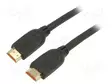 KAAPELI - HDMI-PISTOKE,MOLEMMIN PUOLIN - PVC - HDMI 2.0 - 3M - MUSTA - HDMI, DVI, DisplayPort johdot - CG517-3.0 - 1