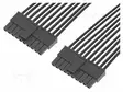 KAAPELI - NAARAS - PIN: 10 - 150MM - 8,5A - MUSTA - TINATTU - 18AWG - Moninapakaapelisarjat - 2147501101-MOL-0 - 1