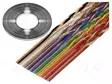 LATTAKAAPELI - 20X28AWG - 1,27MM - CU - SUOJAAMATON - PVC - 50V - Moniväriset nauhakaapelit - 1700-100-20 - 1