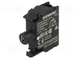 LED MERKKIVALORUNKO - 22MM - 3SU1.5 - VALAISTUS: LED - ETUPUOLI- - Taulukytkimien lisävarusteet - 3SU1401-1BG60-1AA0 - 1