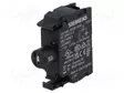 LED MERKKIVALORUNKO - 22MM - 3SU1.5 - VALAISTUS: LED - ETUPUOLI- - Taulukytkimien lisävarusteet - 3SU1401-1BH20-1AA0 - 1