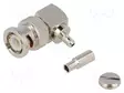 LIITIN: BNC - PISTOKE - UROS - 90° KULMA - 50OHM - PURISTETTAVA - BNC liittimet - B1112E1ND3G550 - 1