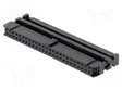 LIITIN: IDC - PISTOKE - NAARAS - PIN: 50 - IDC - - 2,54MM - 2X25 - IDC liittimet - AWP-50 - 1
