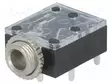 LIITIN: JACK 3,5MM - N LIITINAARAS - STEREO - NAVAT: 3 - THT - Plugit ja jakit - FT6320 - 1
