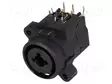 LIITIN: JACK 6,3MM + XLR - N LIITINAARAS - 90° KULMA - THT - Plugit ja jakit - FC2430 - 1