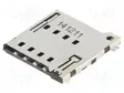 LIITIN: KORTTEJA VARTEN - MICRO SIM - PUSH-PUSH - SMT - PIN: 8 - Korttiliittimet - 115Q-BCA0 - 1