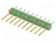 LIITIN: PIN - PIN-LIITIN - UROS - PIN: 10 - THT - AMPMODU MOD II - SUORA - Piikkirimaliittimet - 1-825433-0 - 1