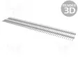 LIITIN: PIN - PIN-LIITIN - UROS - PIN: 50 - THT - SUORA - 2,54MM - 1X50 - Piikkirimaliittimet - 5-827730-0 - 1