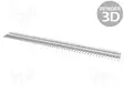 LIITIN: PIN - PIN-LIITIN - UROS - PIN: 50 - THT - SUORA - 2,54MM - 1X50 - Piikkirimaliittimet - 5-966245-0 - 1