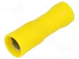 LIITIN: PYÖREÄ - NAARAS - Ø: 5MM - 4÷6MM2 - PURISTETTAVA - ERISTETTY - Eristetyt liittimet - BM00340 - 1