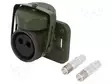 LIITIN: PYÖREÄT - N LIITINAARAS - 24V - PIN: 2 - OLIIVI - 35MM2 - DC liittimet - 2725-13.00 - 1