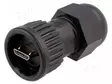 LIITIN: USB B MICRO - PISTOKE - DATA-CON-X - JOHTOON - SUORA - USB 2.0 - USB liittimet - DCC-USBCB-120 - 1