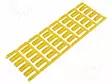 MERKIT - 5,8÷7,8MM - POLYAMIDI 66 - KELTAINEN - -40÷100°C - SF - UL94V-2 - Kaapeleiden merkintä - WM-1919170000 - 2