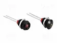 MERKKIVALO: LED - PUNAINEN - 2VDC - 25MCD - Merkkivalot ja pienoislamput - DX1090RD-BUL-0 - 1