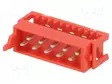 LIITIN: MICRO-MATCH - PISTOKE - UROS - PIN: 10 - IDC - - 2X5 - Micro-Match liittimet, rasteri 1,27mm - AMP-1-215083-0 - 1