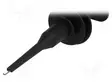 MITTAUSKOUKKU - 5A - MUSTA - 8KV - 4MM - L: 178MM - Testauskoukut - CT4401-0 - 2