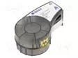 NAUHA - 9,5MM - 6,4M - VALKOINEN - MERKIN VÄRI: MUSTA - LÄMPÖSIIRTO - Tarratulostimet ja merkitsijät - BRADY-142800 - 1