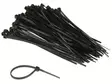 NYLON CABLE TIE SET - 2.5 x 100mm - BLACK (100pcs) - Eristysteipit ja -nauhat - ECTB100 - 1