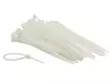 NYLON CABLE TIE SET - 2.5 x 100mm - WHITE (100pcs) - Eristysteipit ja -nauhat - ECTW100 - 1