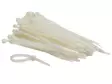NYLON CABLE TIE SET - 4.6 x 120mm - WHITE (100pcs) - Eristysteipit ja -nauhat - ECTW120 - 1
