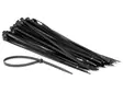 NYLON CABLE TIE SET - 7.8 x 400mm - BLACK (100pcs) - Eristysteipit ja -nauhat - ECTB400 - 1