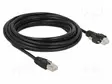 PATCH KAAPELI - S/FTP - CAT 6 - RJ45-PISTOKE,MOLEMMIN PUOLIN - CU - 5M - RJ45 Ethernet kaapelit - DELOCK-85670 - 1