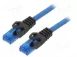 PATCH KAAPELI - U/UTP - CAT 6A - RJ45-PISTOKE,MOLEMMIN PUOLIN - CU - RJ45 Ethernet kaapelit - CPP020 - 1