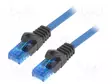 PATCH KAAPELI - U/UTP - CAT 6A - RJ45-PISTOKE,MOLEMMIN PUOLIN - CU - RJ45 Ethernet kaapelit - CPP040 - 1
