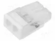 PIKALIITIN - 24A - 450V - JOHTOON - JOUSIPURISTIN - HARMAA - 1,5÷2,5MM2 - WAGO ja muut pikaliittimet - PE.4180 - 2