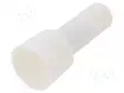 PIKALIITIN - PURISTUS - L: 28MM - VERSIO: LOPPULIITIN - SISÄØ: 3,9MM - WAGO ja muut pikaliittimet - CE5-V0 - 1