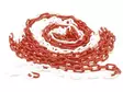 RED/WHITE CHAIN - 10m - Turvakyltit ja varoitustarrat - 1186-10 - 1