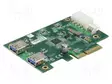SARJAPORTTIKORTTI - PCI,PCIE X4 GEN.3 - USB 3.2 GEN 2 X2 - 10GBPS - Teollisuusverkot - PERT499A1000 - 1