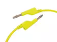 SILICON PROTECTED MEASURING LEAD 50cm, YELLOW, OUTLET 4mm (MLN-SIL / 1) - Hirschman mittajohdot - HM043050 - 1