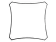SQUARE SHADE SAIL - 5 x 5m, colour: Cream - Piha ja terassikalusteet - GSS4500 - 10