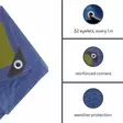 TARPAULIN - BLUE/GREEN - REGULAR - 6 x 10 m - Pressut ja peitteet - 70-0610 - 4