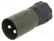 UROSLIITIN - 24V - PIN: 2 - SUORA - JOHTOON - OLIIVI - DC liittimet - 2824-11.00 - 1