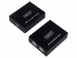 USB JAKAJA - USB 2.0 - MUSTA - METALLI - 480MBPS - CAT: 6 - USB kaapelit ja adapterit - DA-73120 - 1