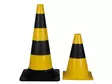 YELLOW/BLACK TRAFFIC CONE 30cm - Turvakyltit ja varoitustarrat - 1189-30 - 2