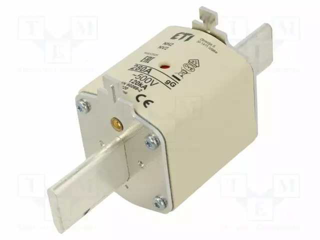 KERAAMINEN,TEOLLISUUSSULAKE - 280A - 500VAC - Sulakkeet NH - 004185220 - 1