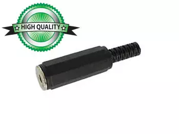 3,5mm STEREOJATKO MUSTA - Plugit ja jakit - CA010 - 1