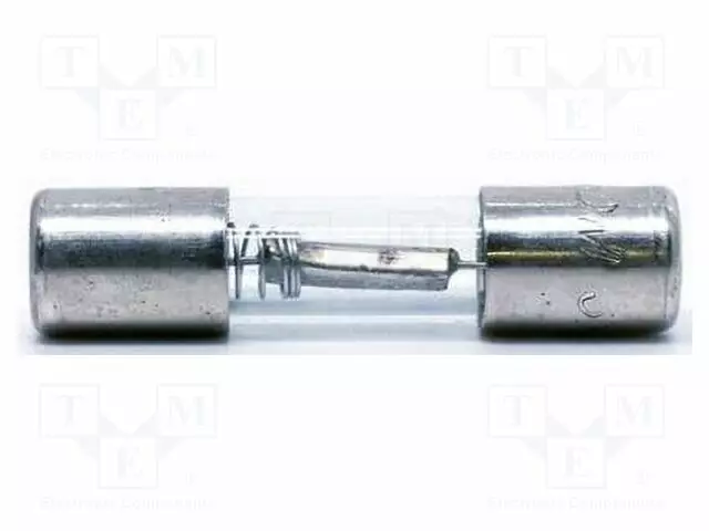 600MA - HIDAS SULAKE - 6,3X32MM - Sulakkeet 6,3x32mm - hitaat - MDM-6-10 - 1